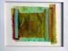 IN THE GARDEN: HELLEBORE 2 by Chris Cannon, print , dye, hand stitching, "Synergy" exhibition by Preston Threads, July 2021