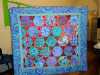 completed Kaffe Fassett quilt by Alice Bradley