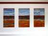 TALACRE BEACH, free machine embroidery by Moya McCarthy, N.Wales EG