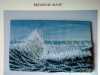 BREAKING WAVE, free machine embroidery by Moya McCarthy, N.Wales EG