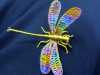 3D embroidered dragonfly by Sue Sercombe