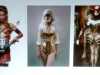 slide showing Thierry Mugler corset designs