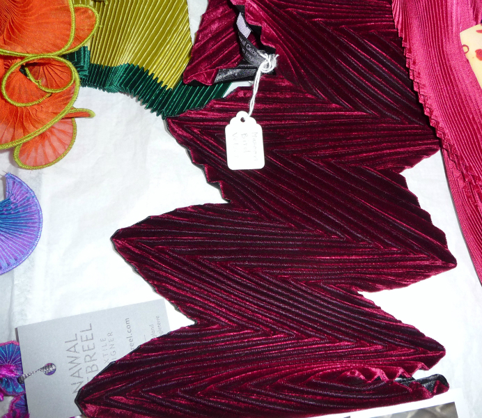 Nawal Gebreel- pleated textiles