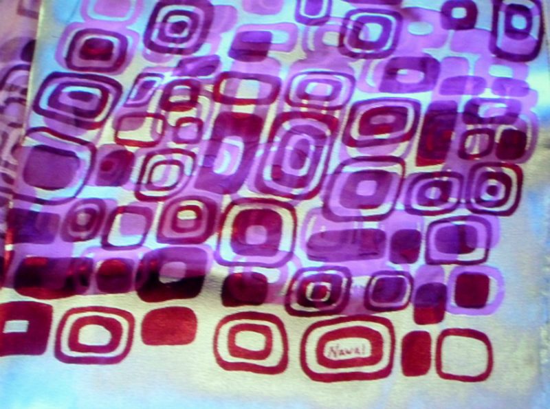 sample of printed fabric