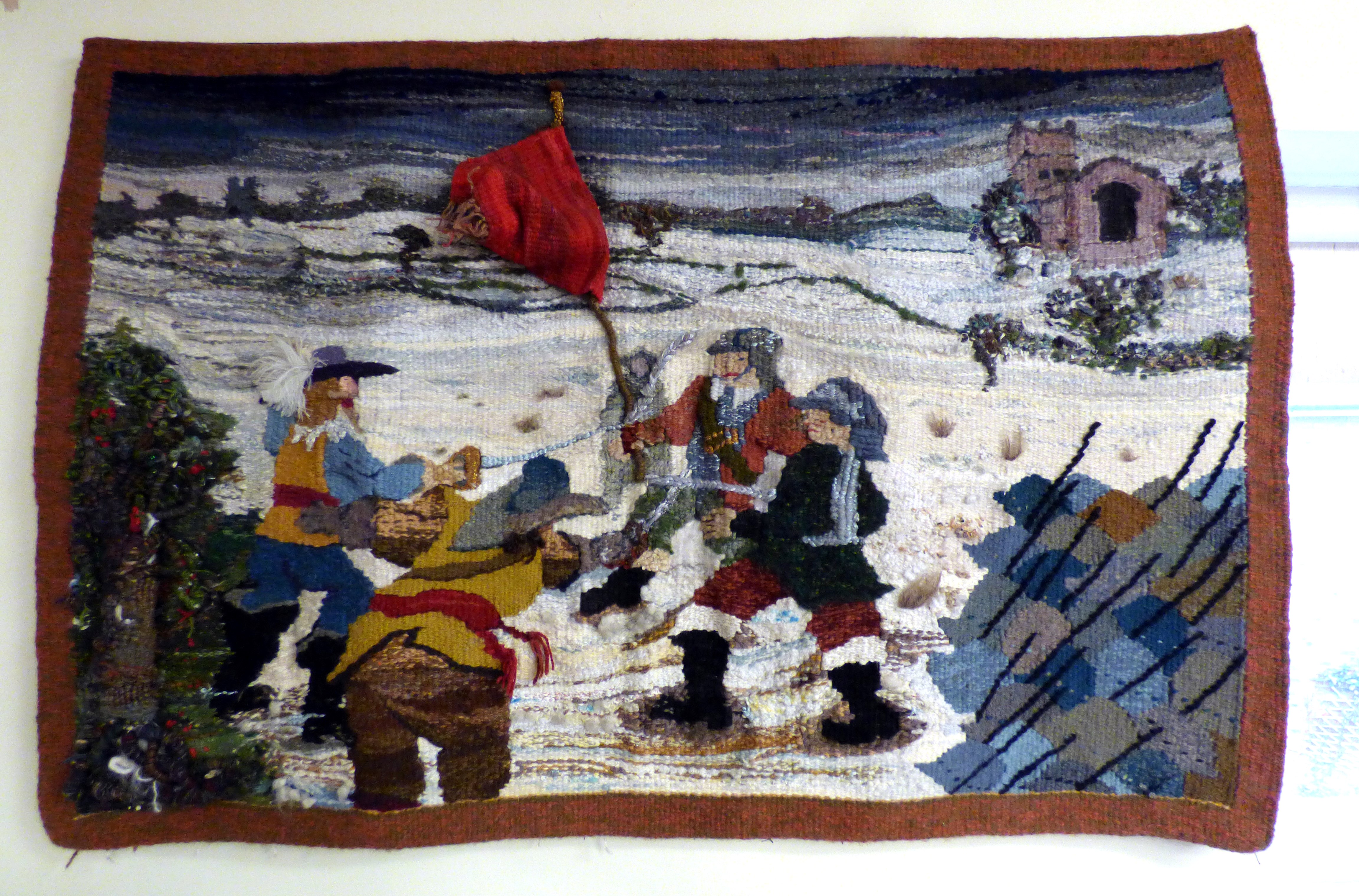 tapestry commemorating the Civil War. The tapestry is housed in Nantwich Museum