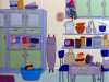 RETRO KITCHEN by Linda Young, applique and hand stitch