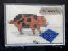 THE WINWICK PIG by Mavis Bentley, petit point on canvas