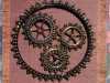 WHEELS OF TIME by Sue Wickson, beadwork applique