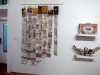 PARK WALK SKETCHBOOKS, mixed media textiles by Anne Kelly, Ruthin Craft Gallery, July 2021