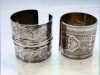 slide showing silver bracelets from Afghanistan, "Textiles of Afghanistan" Talk, Oct 2021