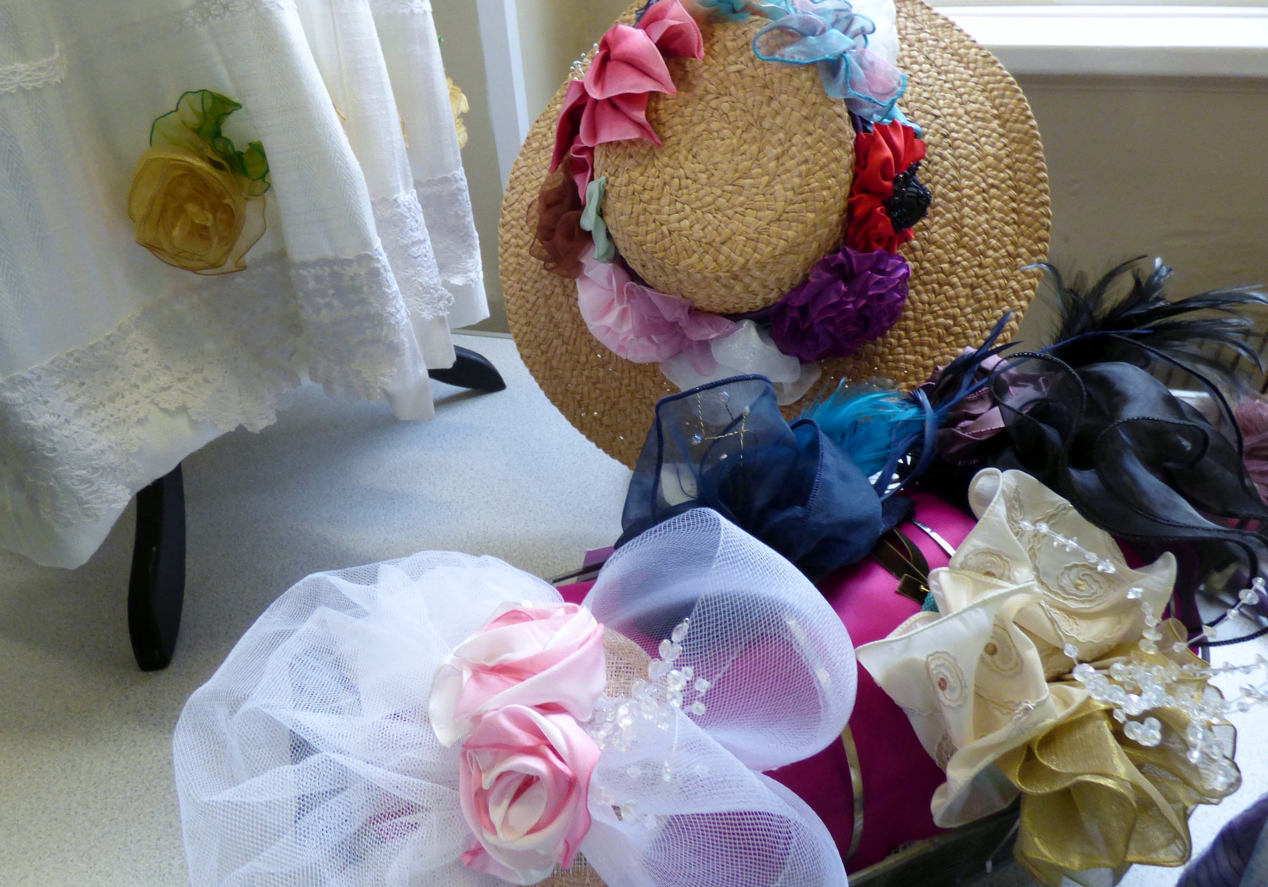samples by Gill Roberts at "The Art of Flowers" Workshop with Gill Roberts, Feb 2019
