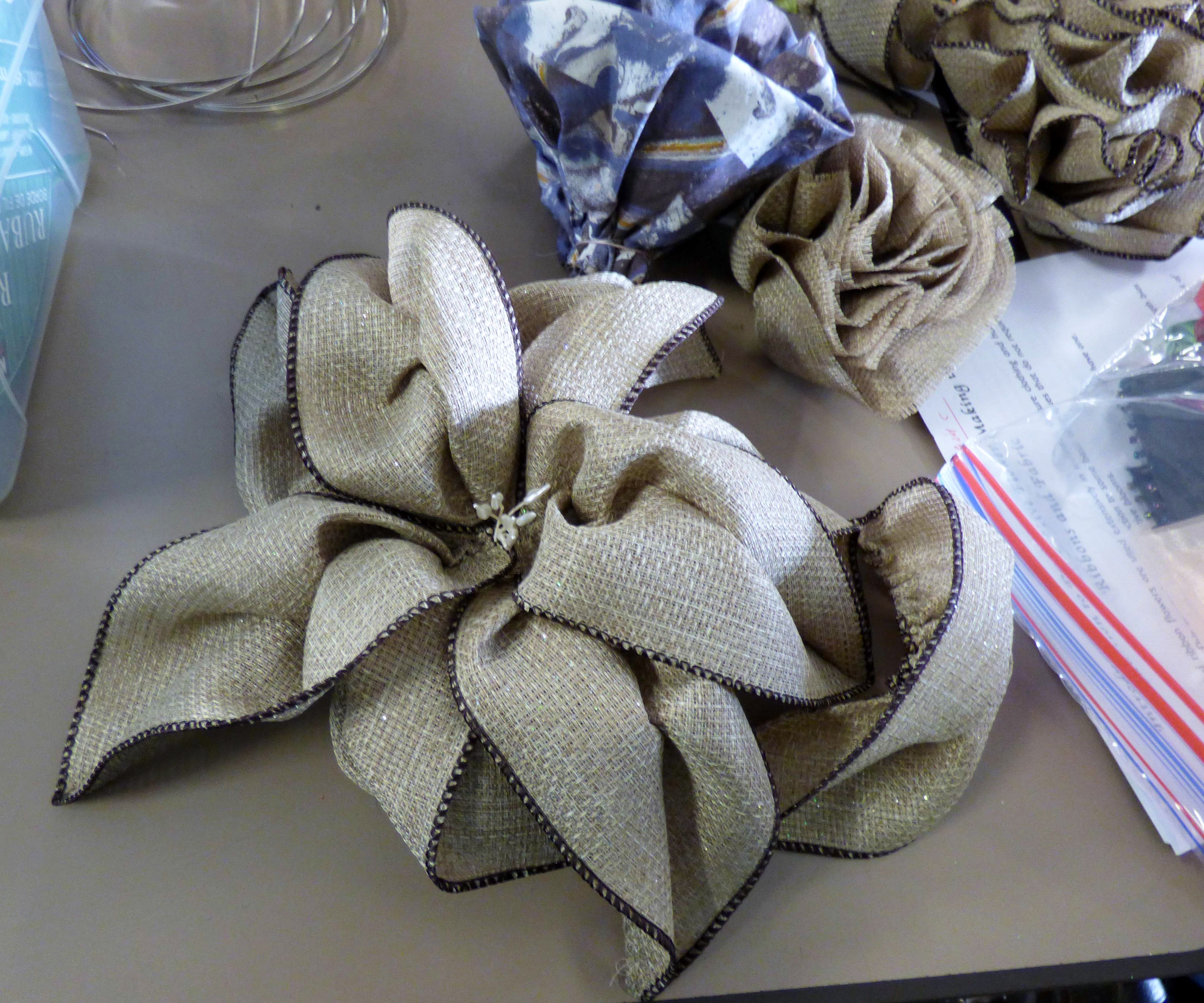 samples by Gill Roberts at "The Art of Flowers" Workshop with Gill Roberts, Feb 2019