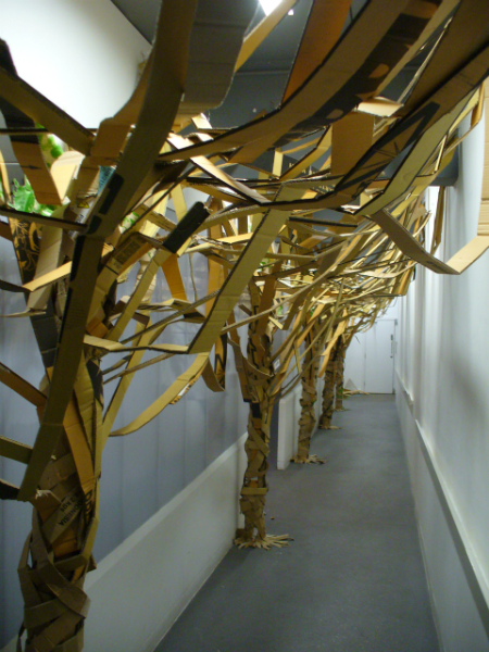 TUNNEL OF TREES from "the View Above" exhibition, March 2013