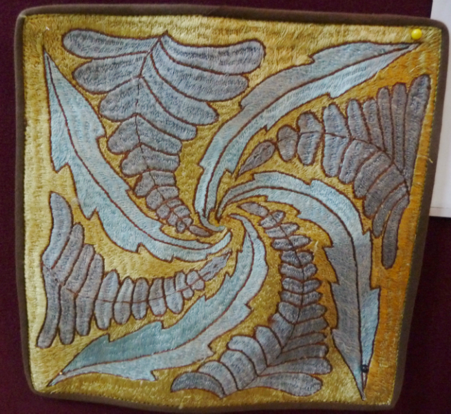 hand embroidered panel made by women of Sreepur Village Refuge and Orphanage