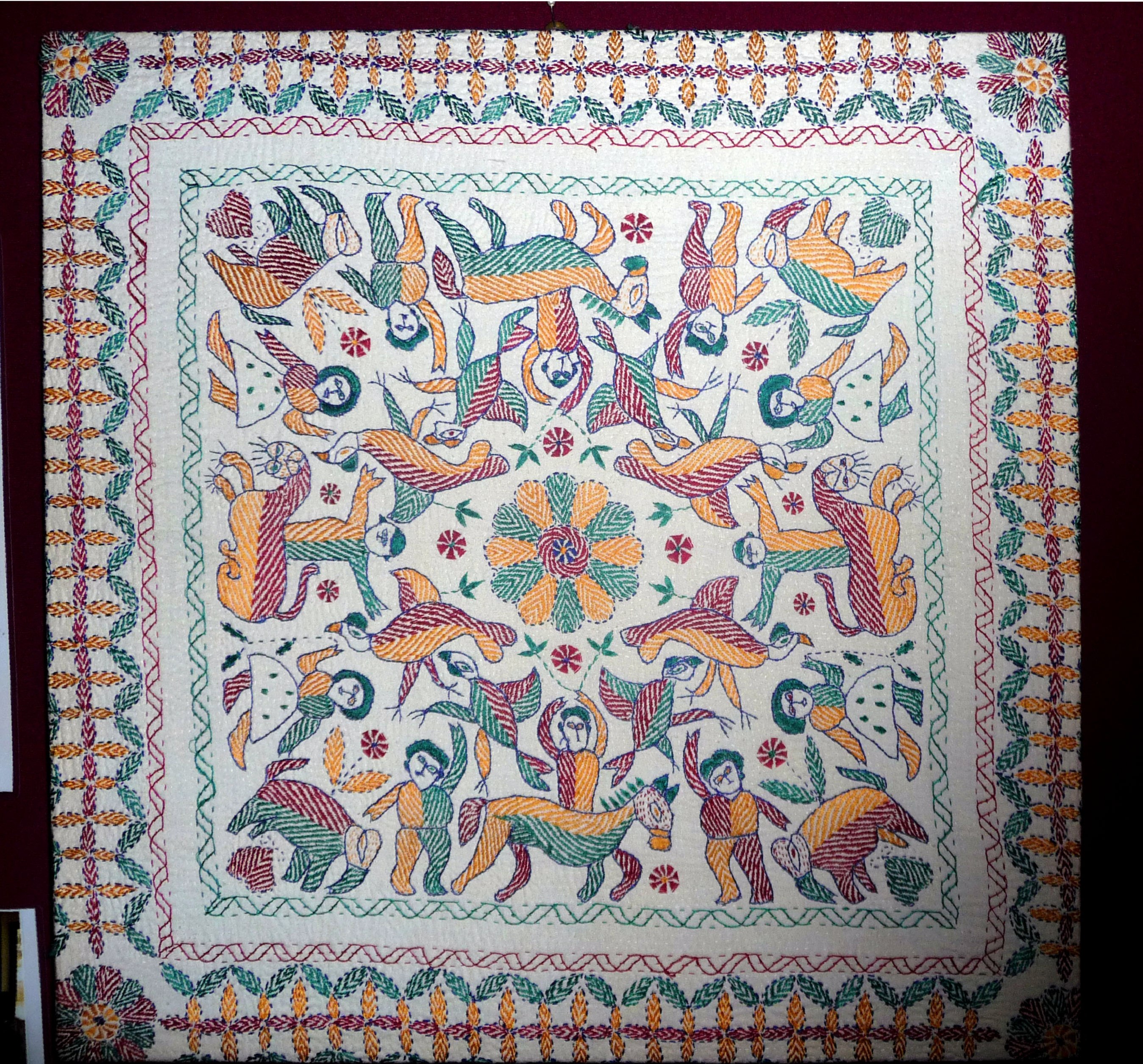 embroidery from Sreepur "Threading Dreams" exhibition, March 2015