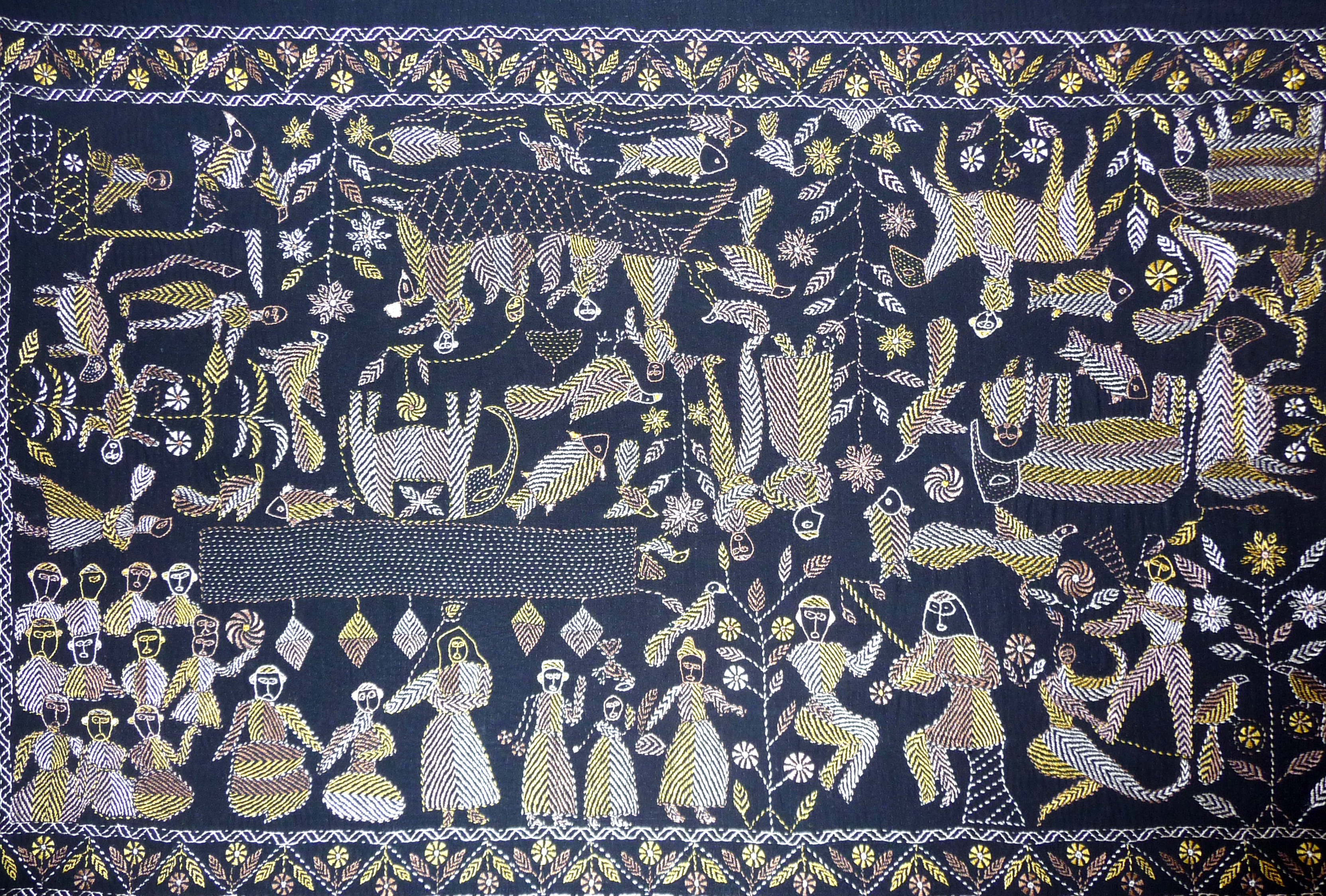 kantha embroidery made in Sreepur, Bangladesh