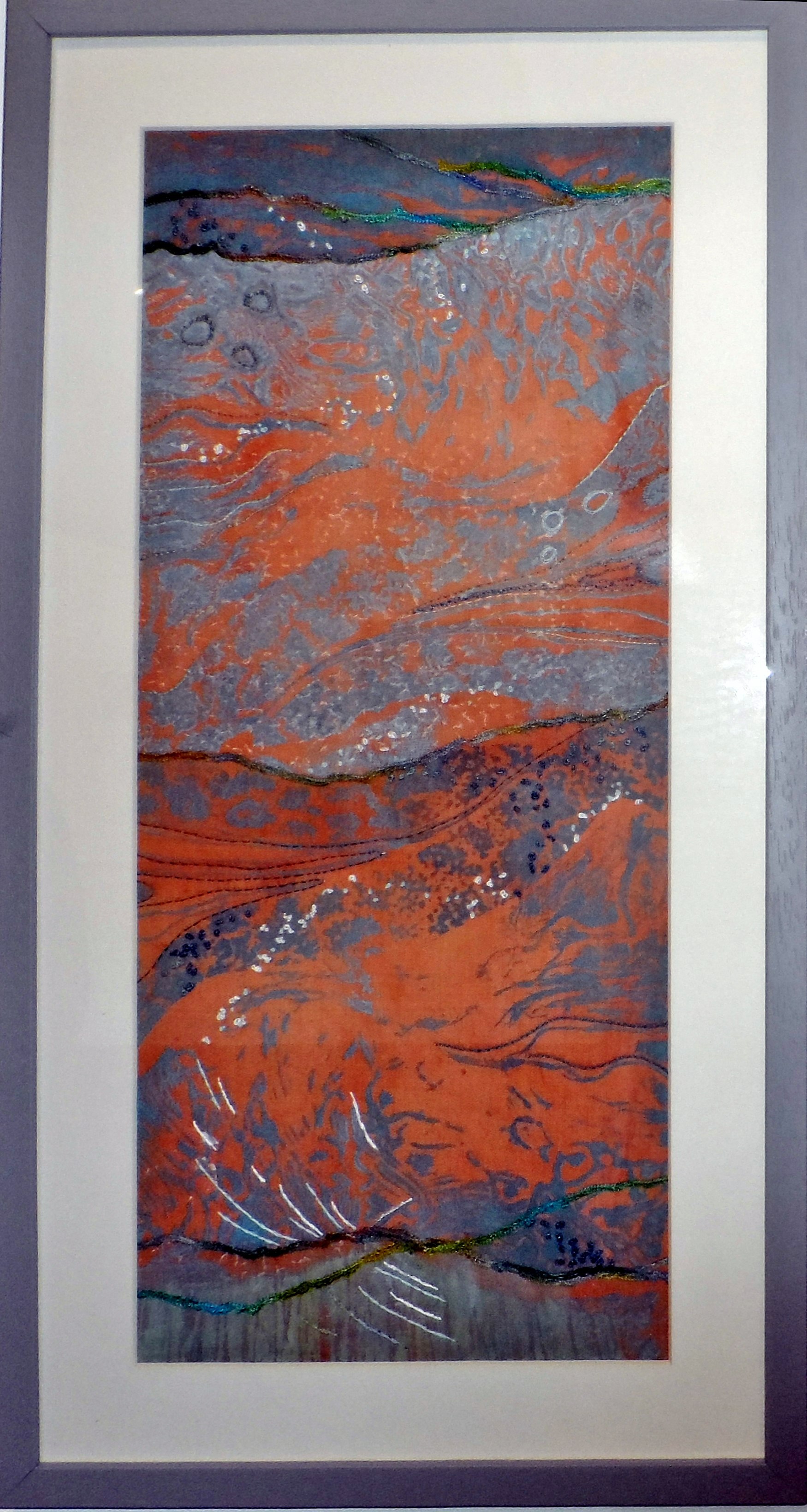 SEASHORE by Mary Bryning, Re-View Textile Group, frodsham 2019