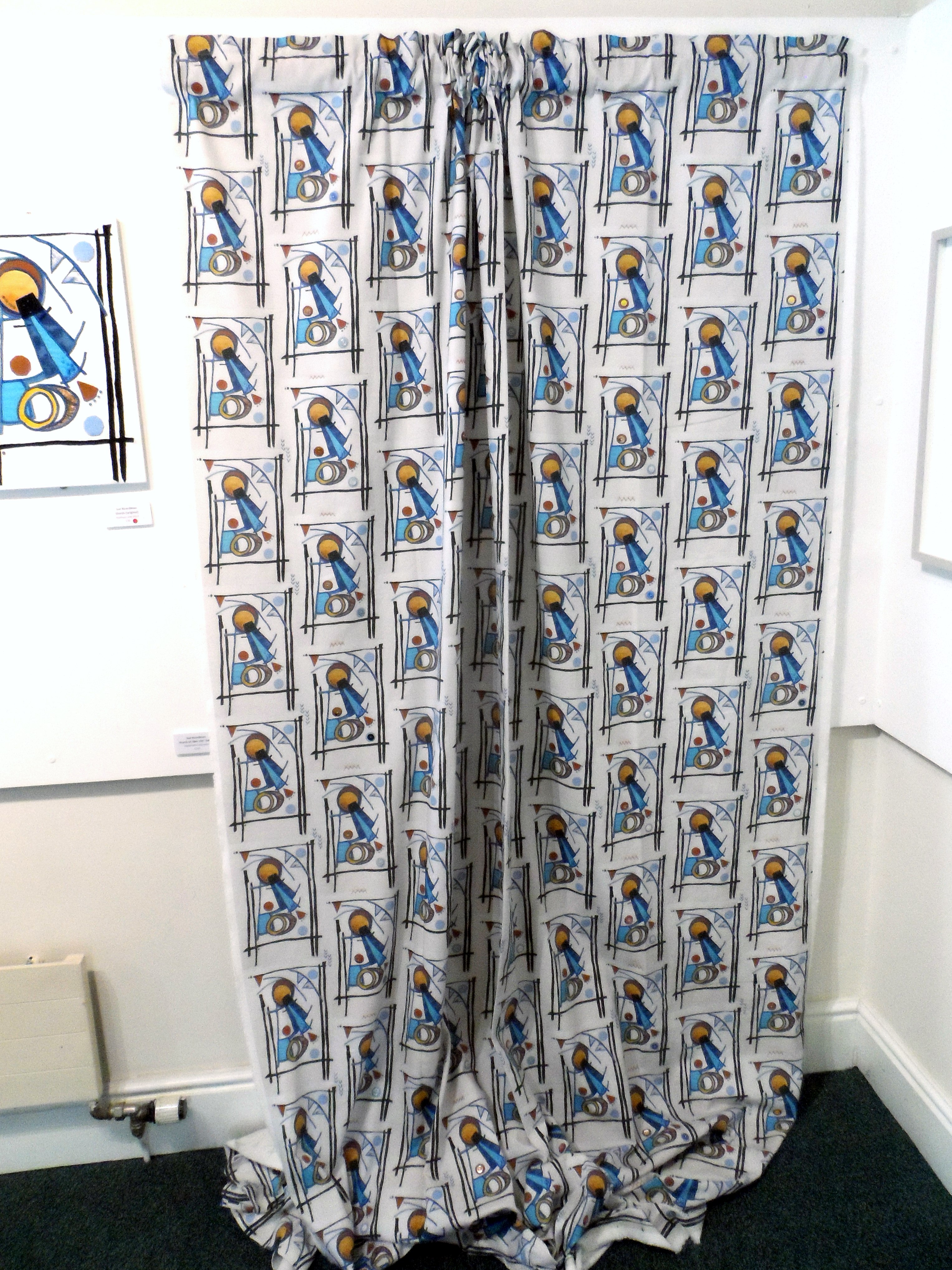 SHARDS fabric by Sue Boardman, Re-View Textile Group, Frodsham 2019