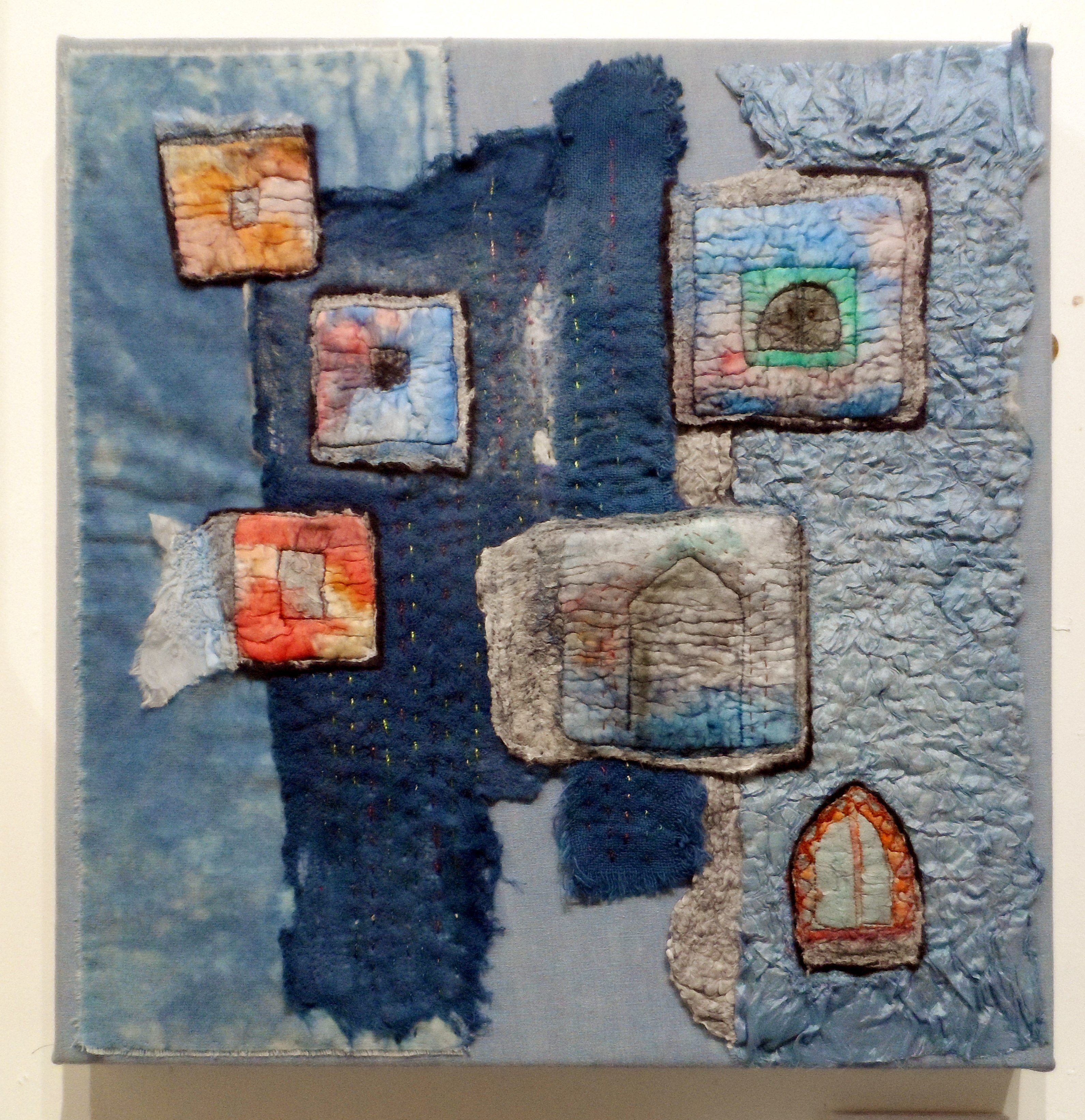 BLUE CITY by Rosey Paul, Re-View Textile Group, Frodsham 2019