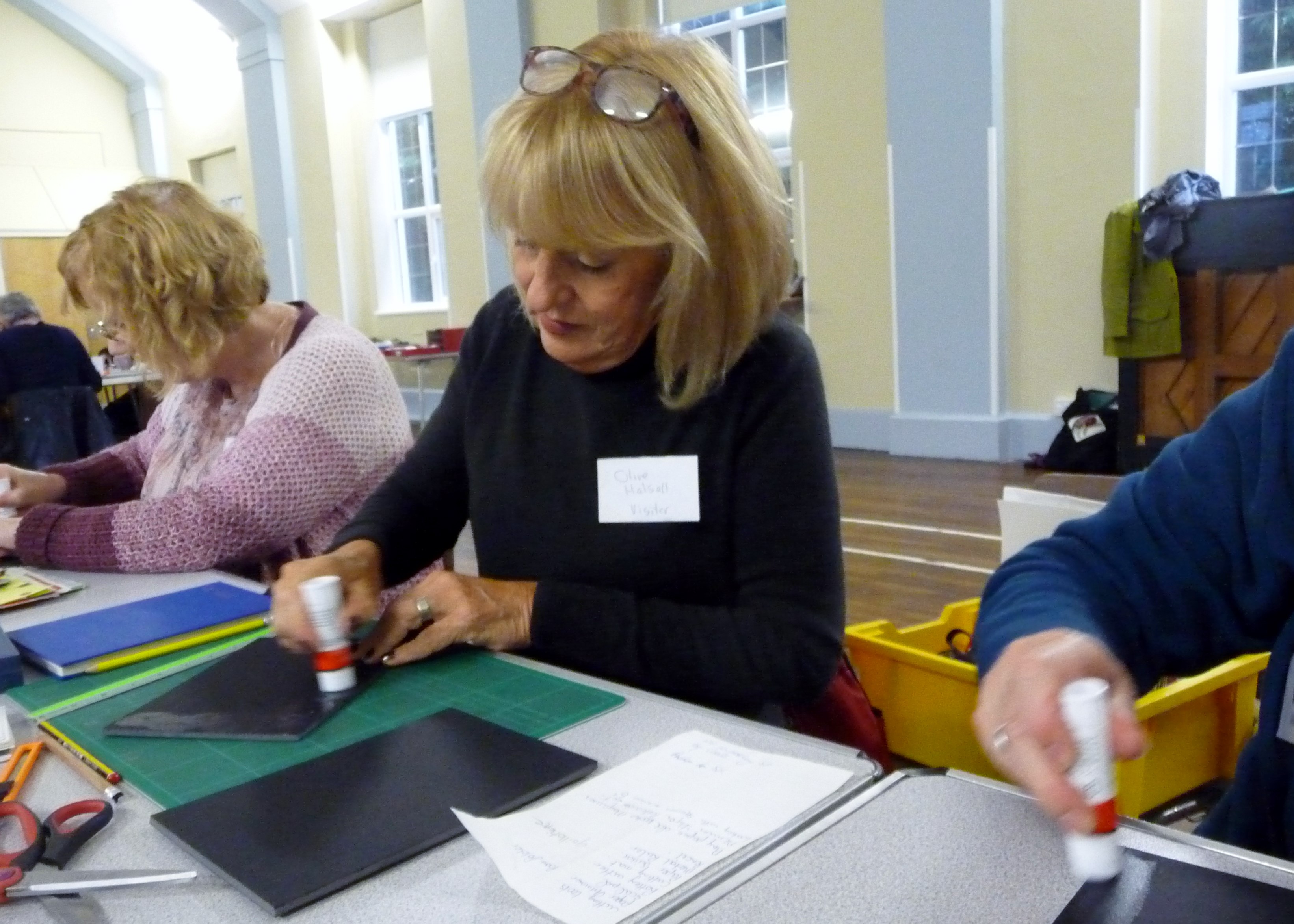 Bookbinding workshop- covering the book backs