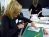 Bookbinding workshop- preparing the signatures