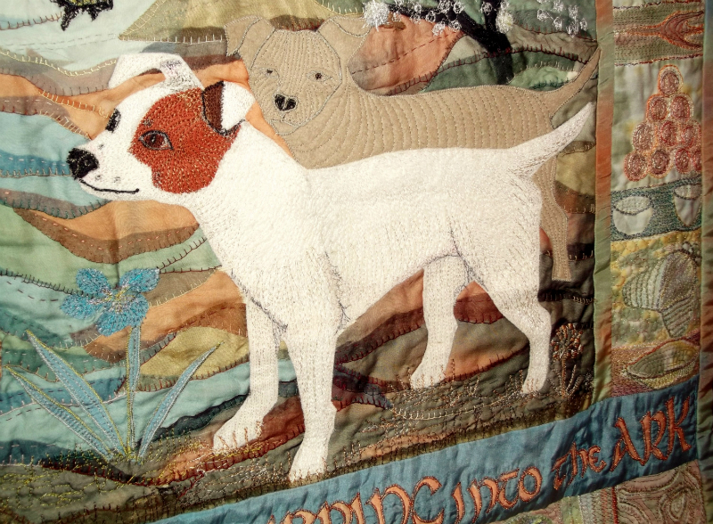 detail of NOAH'S ARK BEFORE THE FLOOD by Joyce Whitfield