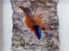 HALCYON 1 by Helen Cooper, wet felting, machine and hand stitching