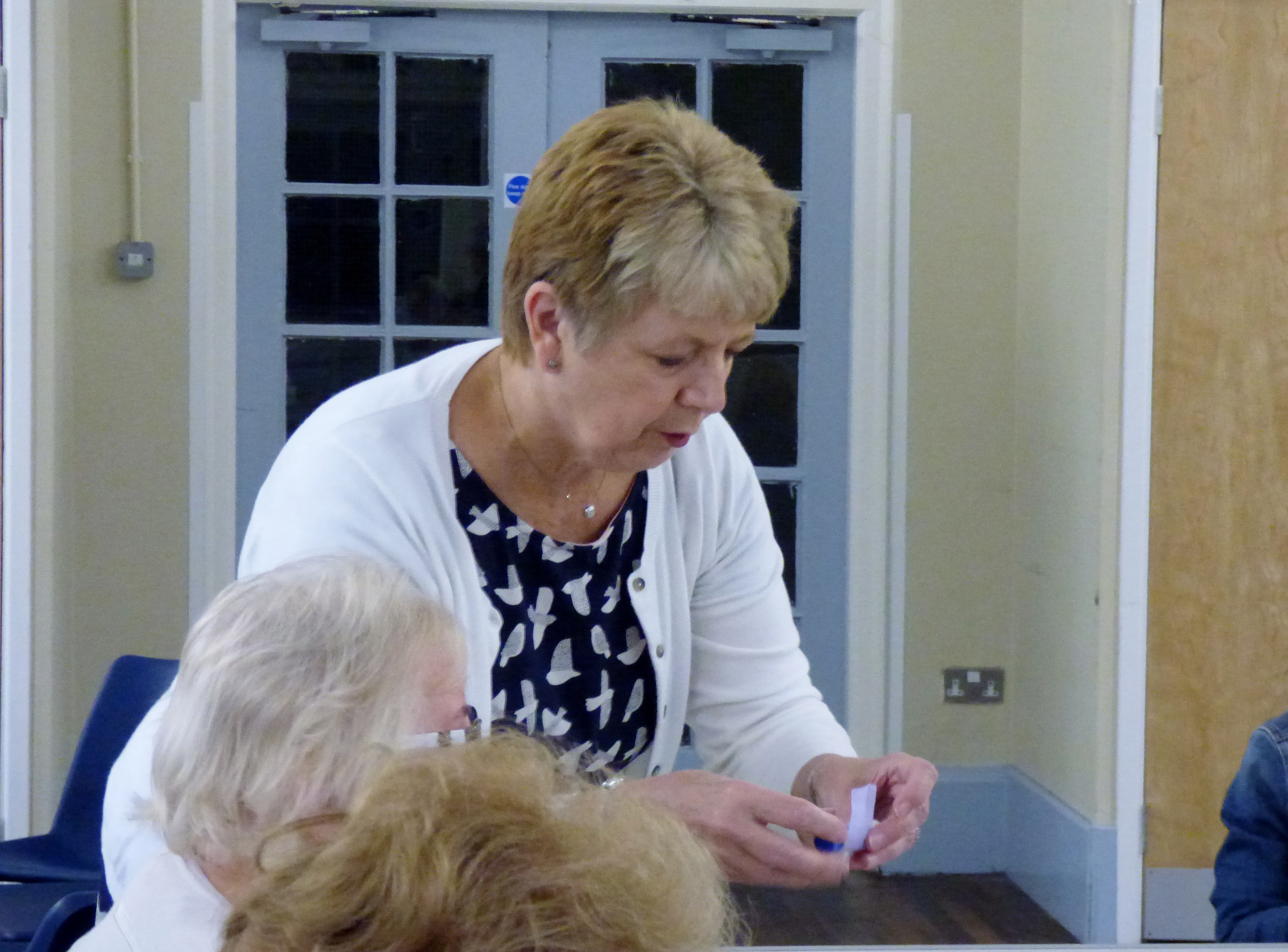 Kathryn Thompson was our tutor at "Japanese Thimbles" workshop