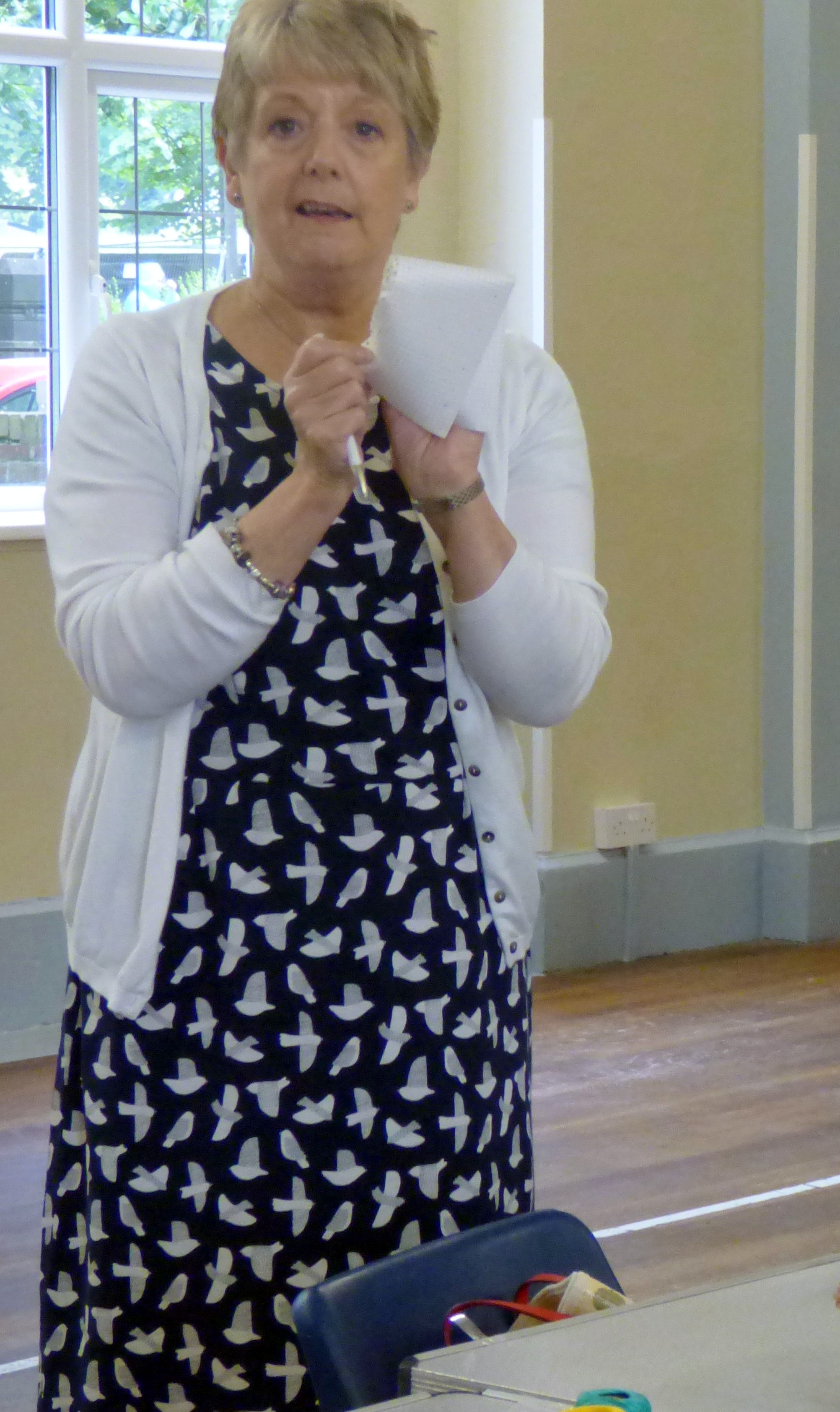 Kathryn Thompson, tutor at Japanese Thimbles workshop