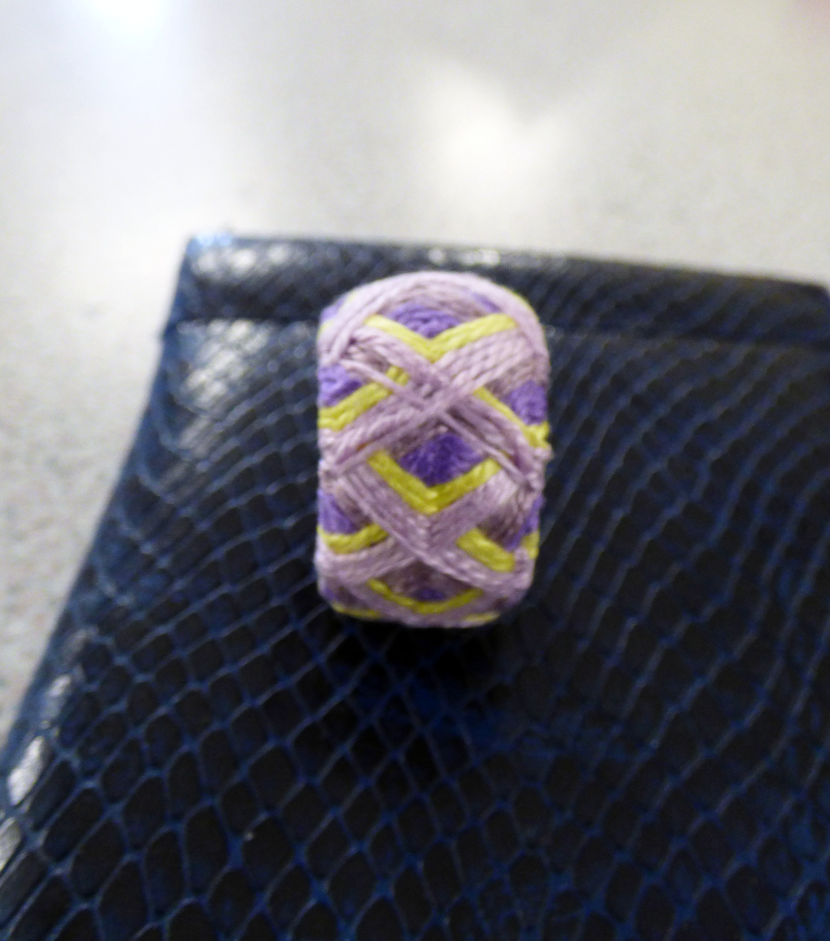 student's work at Kathryn Thompson's "Japanese Thimbles" workshop
