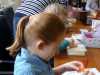 some of Merseyside YE making needlefelted landscapes