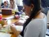 some of Merseyside YE making needlefelted landscapes