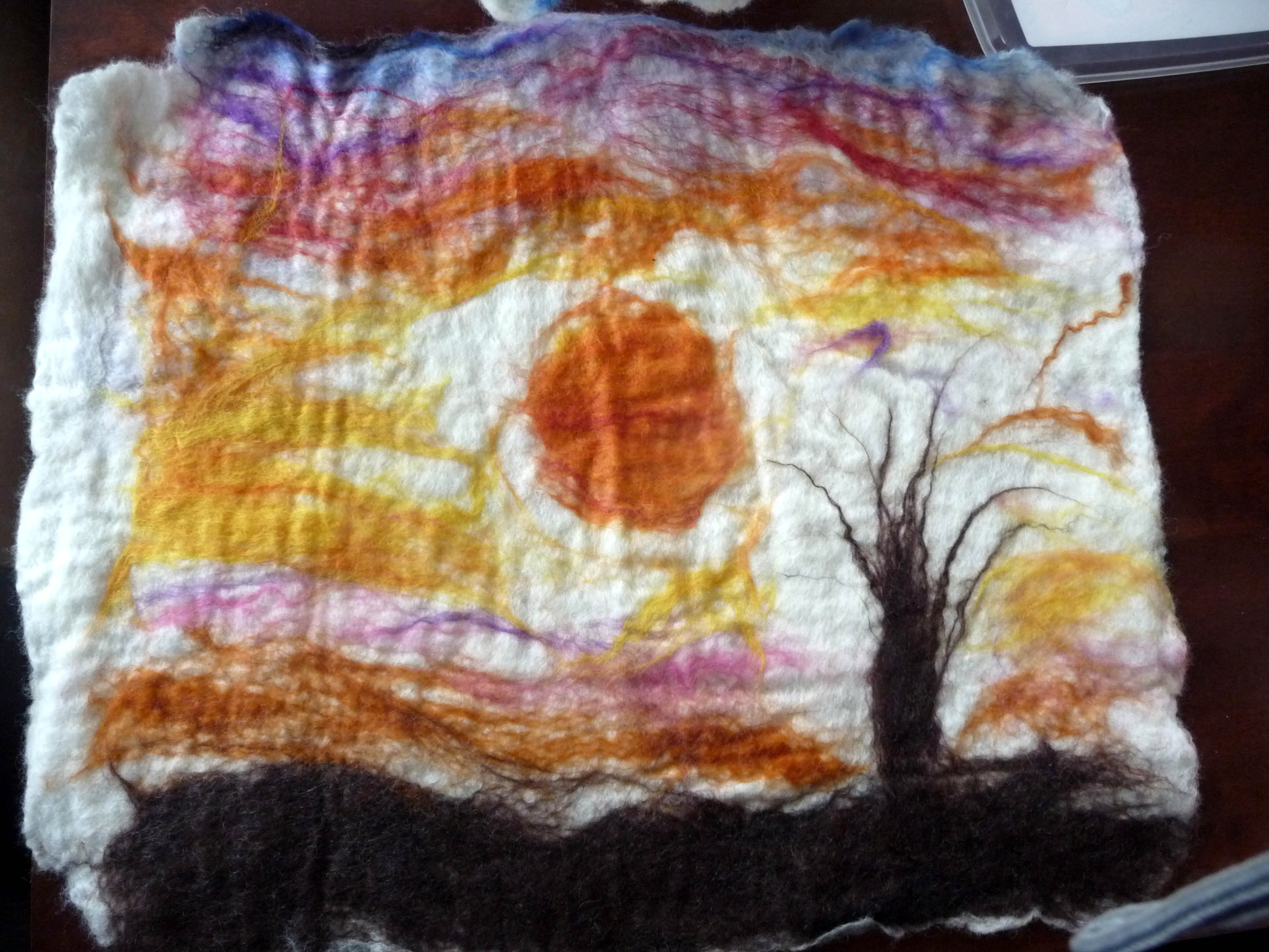  felt picture made by YE at NW Regional Day 2014