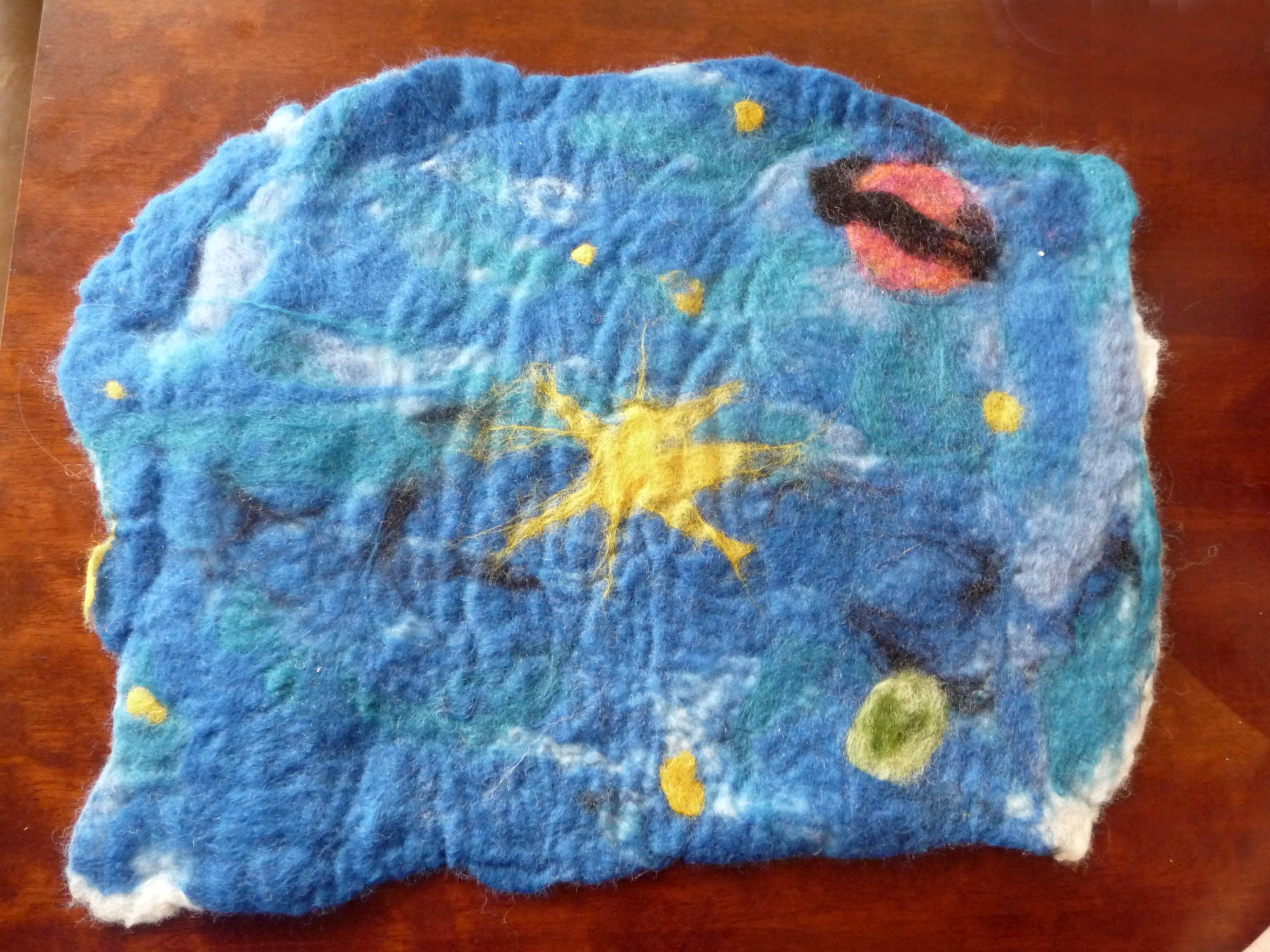  felt picture made by YE at NW Regional Day 2014