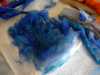 this will form the basis for a seascape when it has been felted. Picture made by YE at NW Regional Day 2014