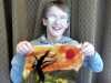 this is Fionn with his felt picture made at NW Regional Day 2014