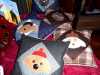 applique cushions made by Merseyside Young Embroiderers