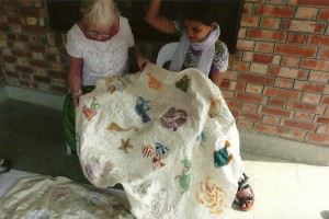 fish hanging being made in Sreepur