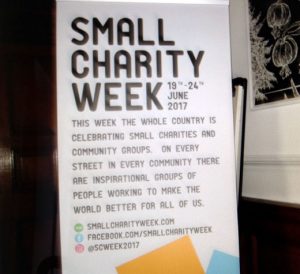 poster for Small Charities Week 2017