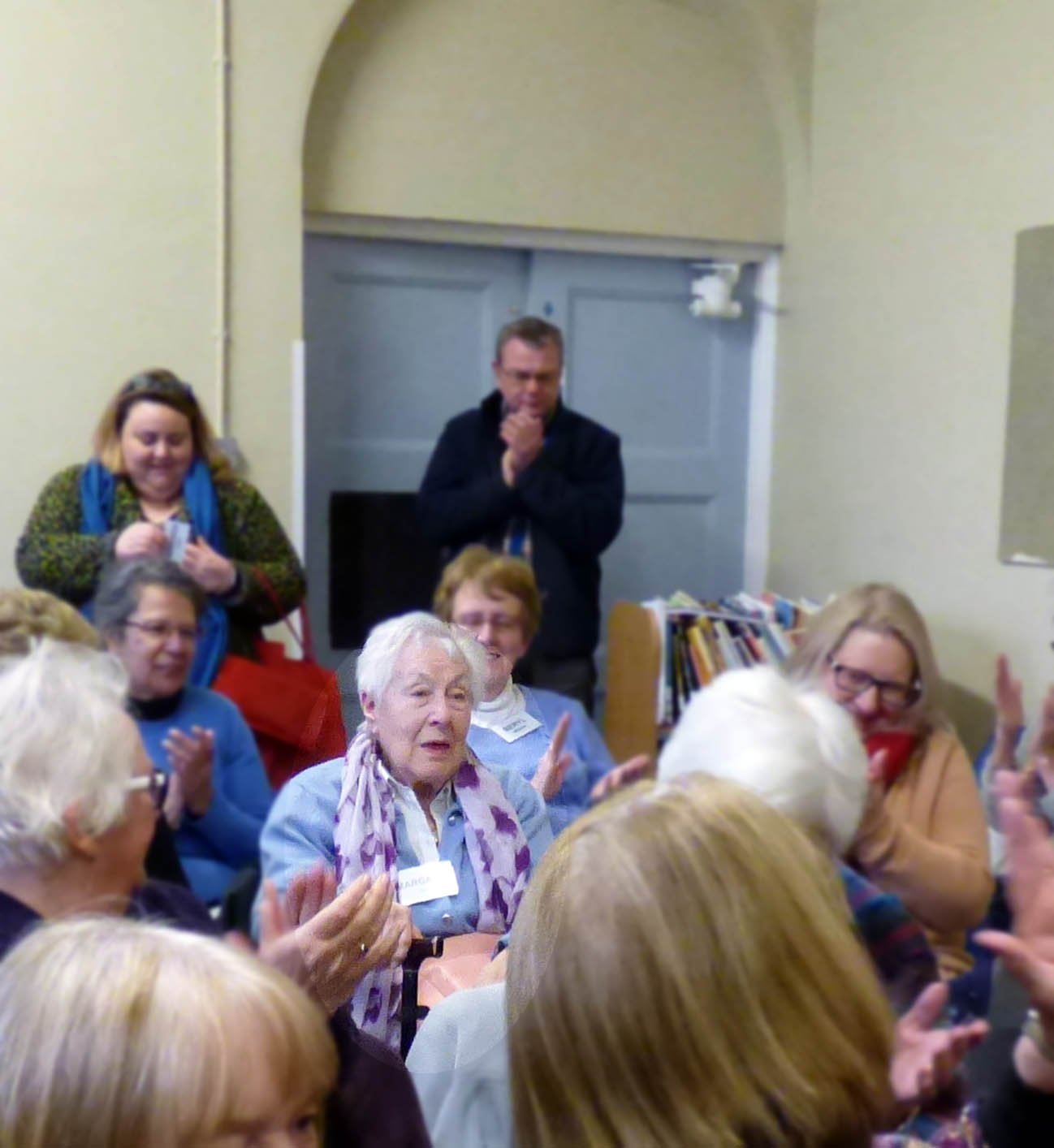 Congratulations to Margaret Gold on her 90th birthday at Bee Weir workshop 20.01.18