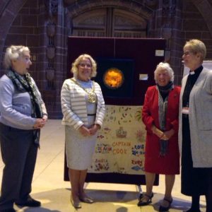 Rubina Porter MBE with Liverpool Lord Mayor Cllr Christine Banks