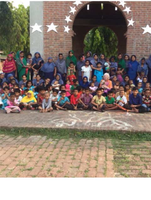 the Sreepur family are safe and well along with Pat Kerr during the corona virus lockdown, April 2020 