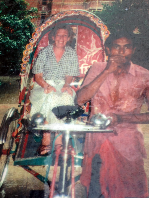 Ruby's first visit to Sreepur Aug 1990